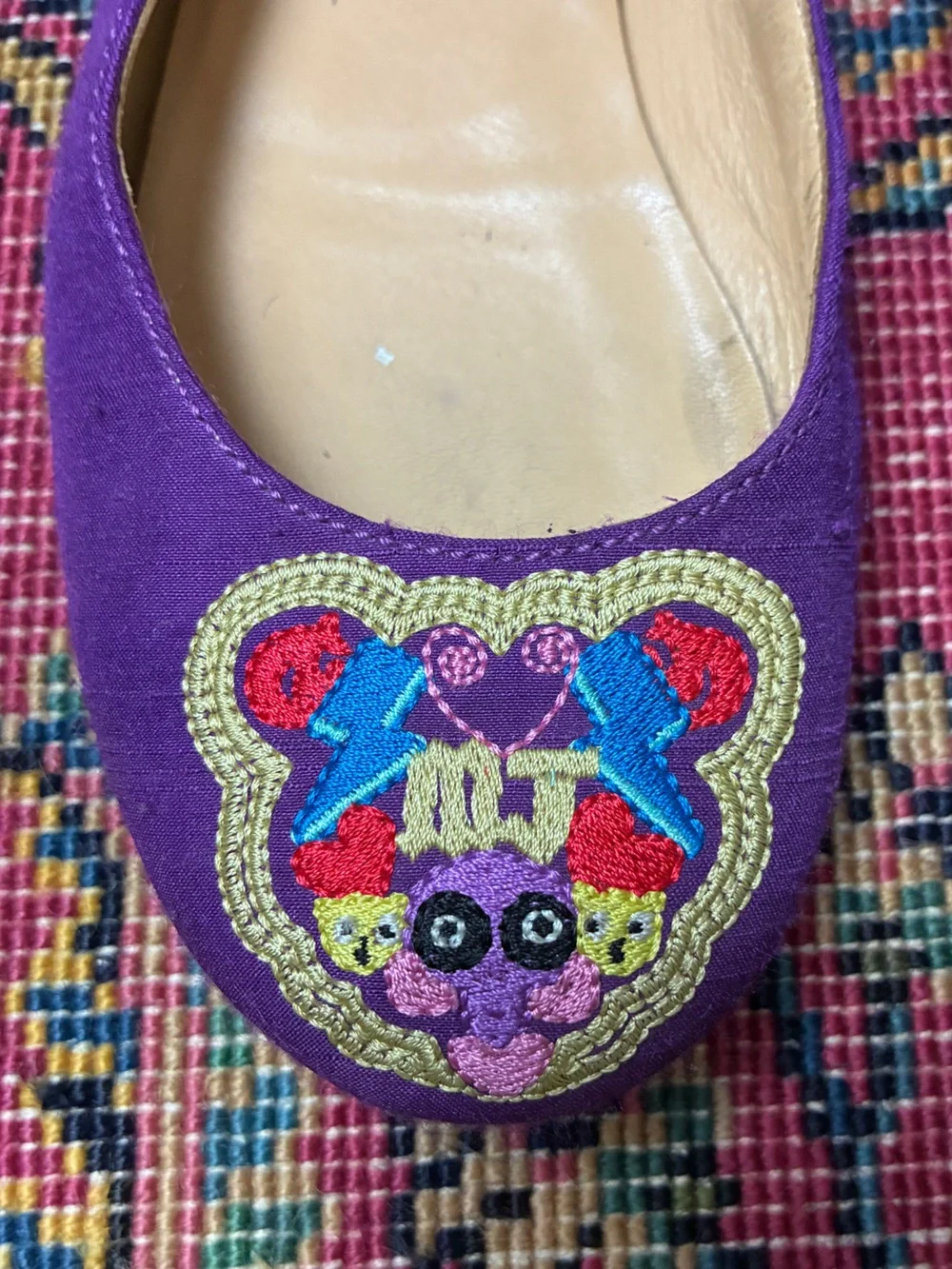 Marc by Marc Jacobs Embroidered Ballet Flats